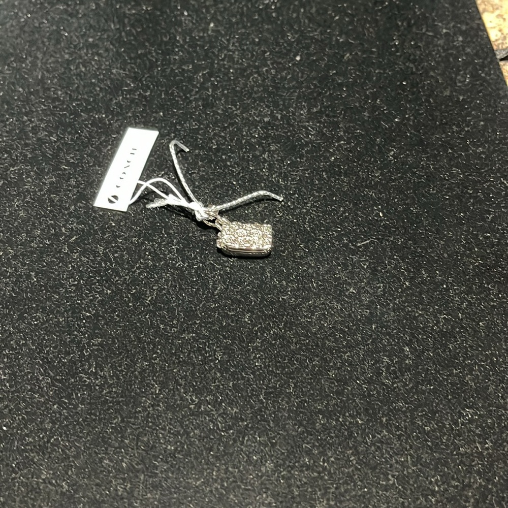 Coach Tea Rose Dinky Bag Charm - Picture 5 of 6